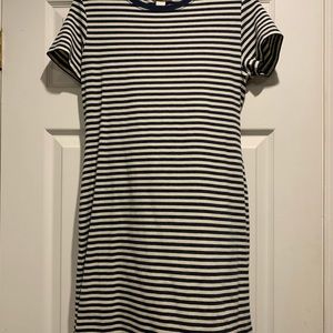 Striped H&M T-shirt dress